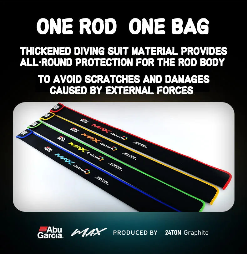 Abu Garcia Rainbow Lure Rod | Casting & Spinning 4 Colors