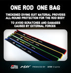 Abu Garcia Rainbow Lure Rod | Casting & Spinning 4 Colors