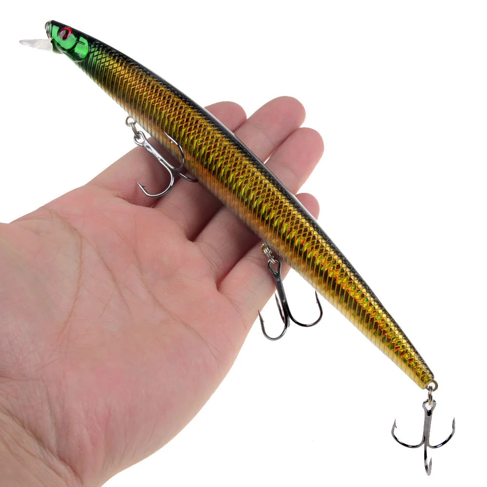 Maris Minnow Fishing Lure 18cm 24g | 25 Colors Laser Crankbait Hard Bait