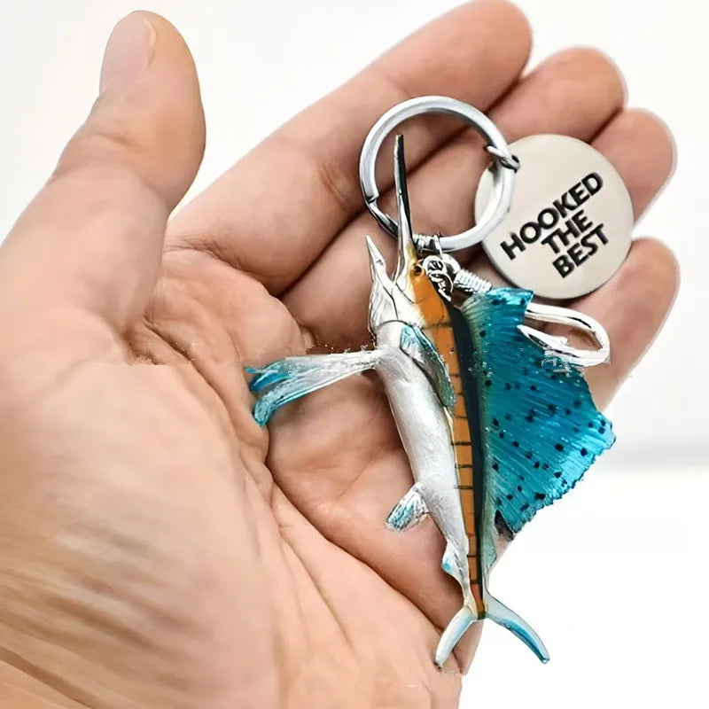 Realistic Fish Keychain – Resin Marine Animal Pendant | 13cm | 11 Designs