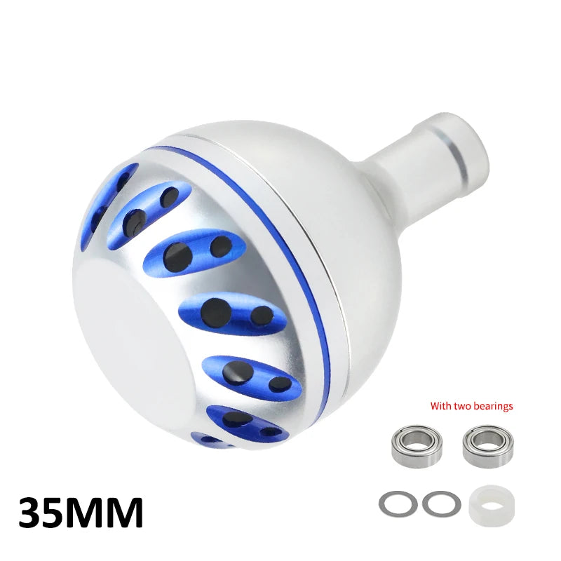 EKfan Aluminum Fishing Reel Handle Knob – 30/35/38mm, 4MM Shaft
