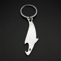 Shark Fish Bottle Opener Keyring Stainless Steel Gift