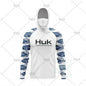 HUK Fishing Hoodie Shirt – UV Protection, Long Sleeve, Neck Gaiter, Anti-Mosquito