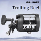 Billings Trolling Drum Reel – 33lb Max Drag