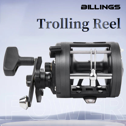Billings Trolling Drum Reel 33lb Max Drag