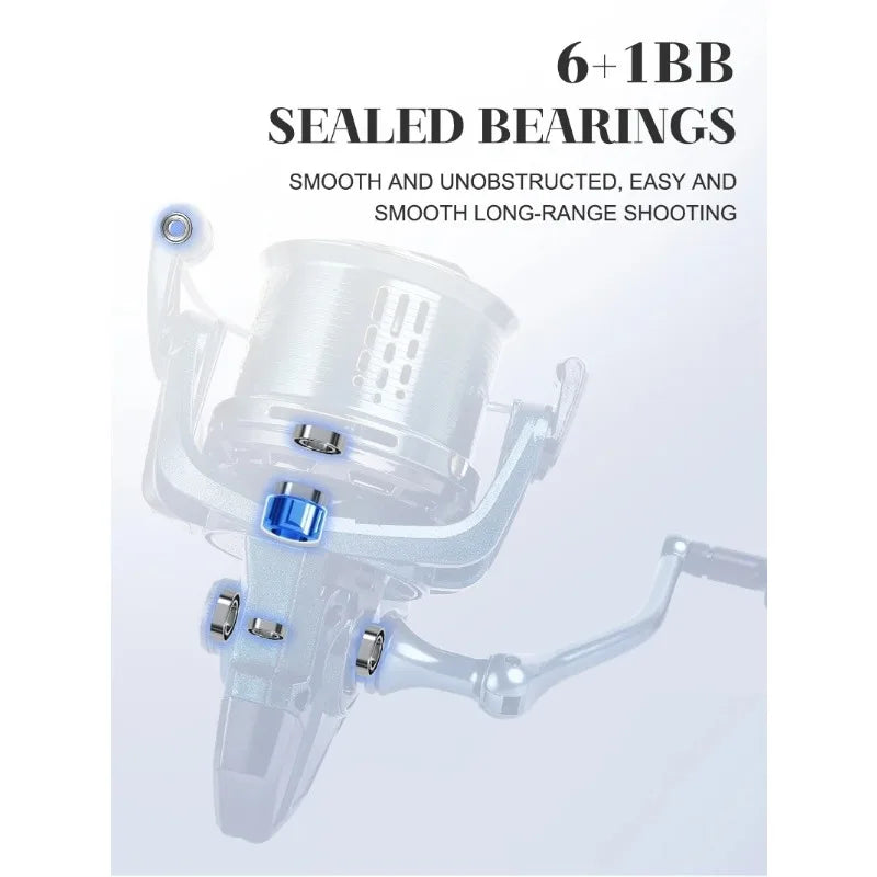 Saltwater Spinning Reel 20KG Max Drag