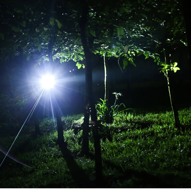 LED Rechargeable Headlamp 1000LM – Waterproof, 3 Modes, 18650 Battery, Outdoor Camping & Night Fishing