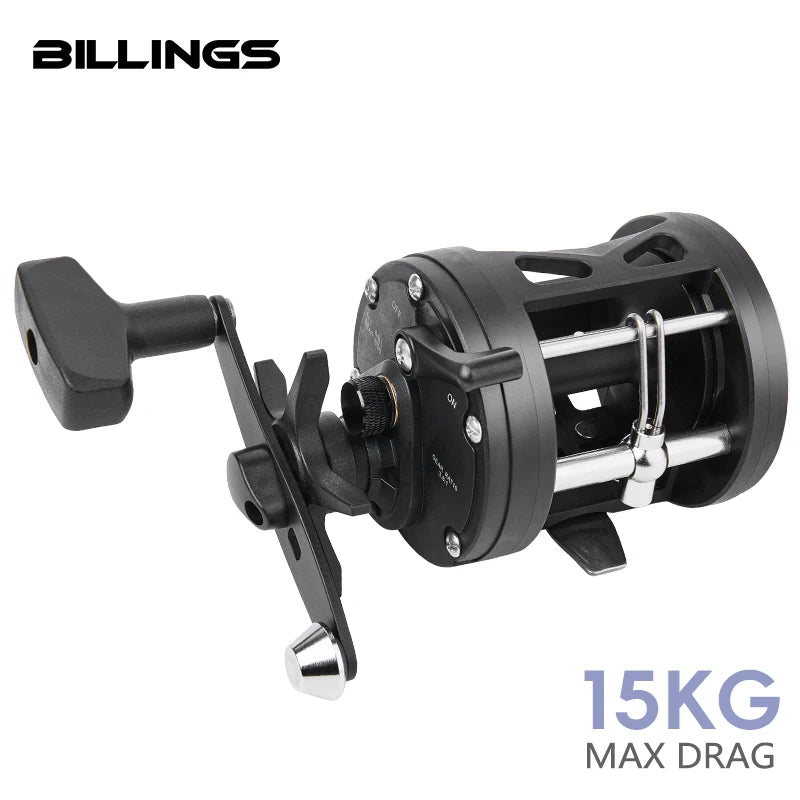 Billings Trolling Drum Reel 33lb Max Drag