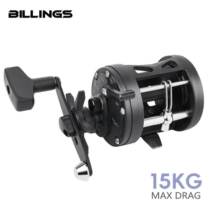 Billings Trolling Drum Reel 33lb Max Drag
