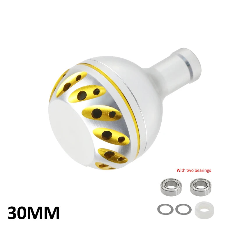 EKfan Aluminum Fishing Reel Handle Knob – 30/35/38mm, 4MM Shaft