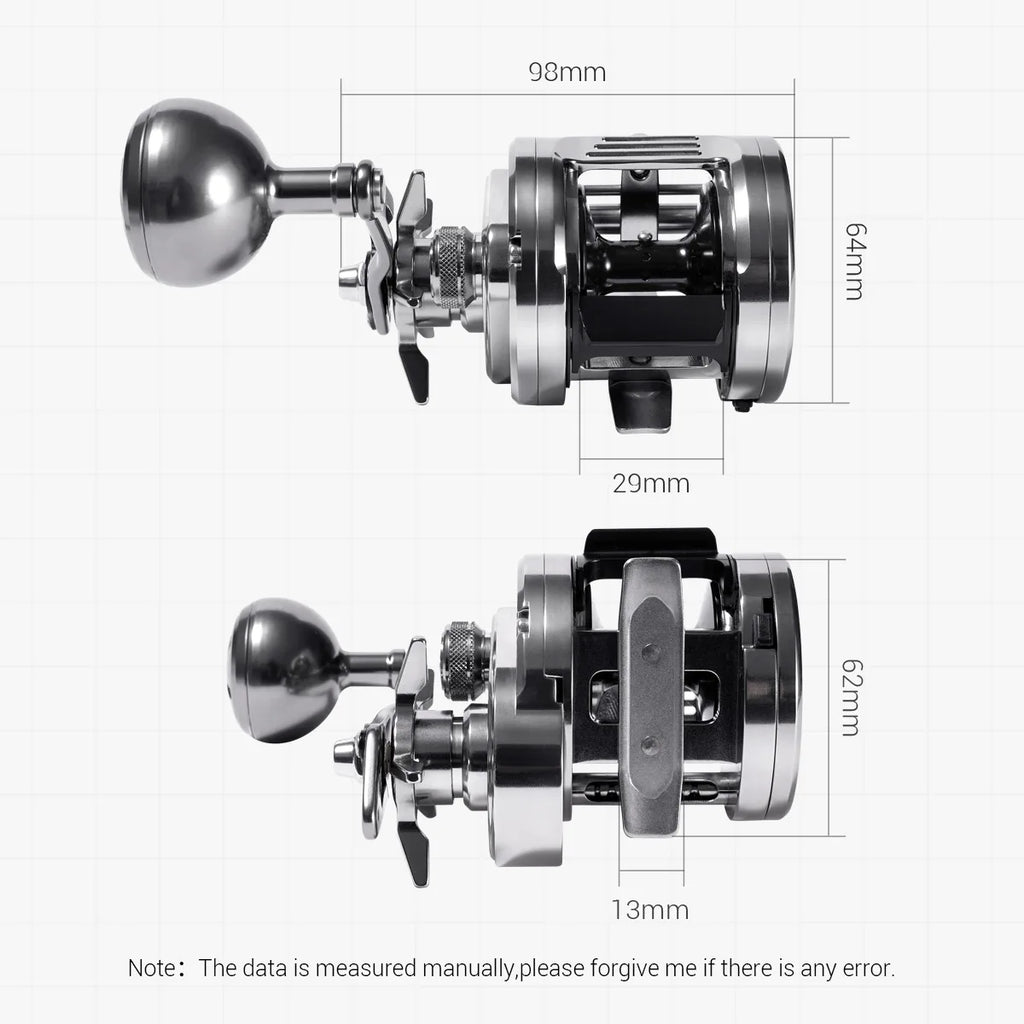 NOEBY Gainers Star Drag Jigging Reel 12kg Saltwater