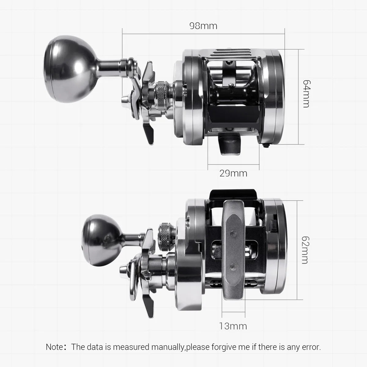 NOEBY Gainers Star Drag Jigging Reel 12kg Saltwater