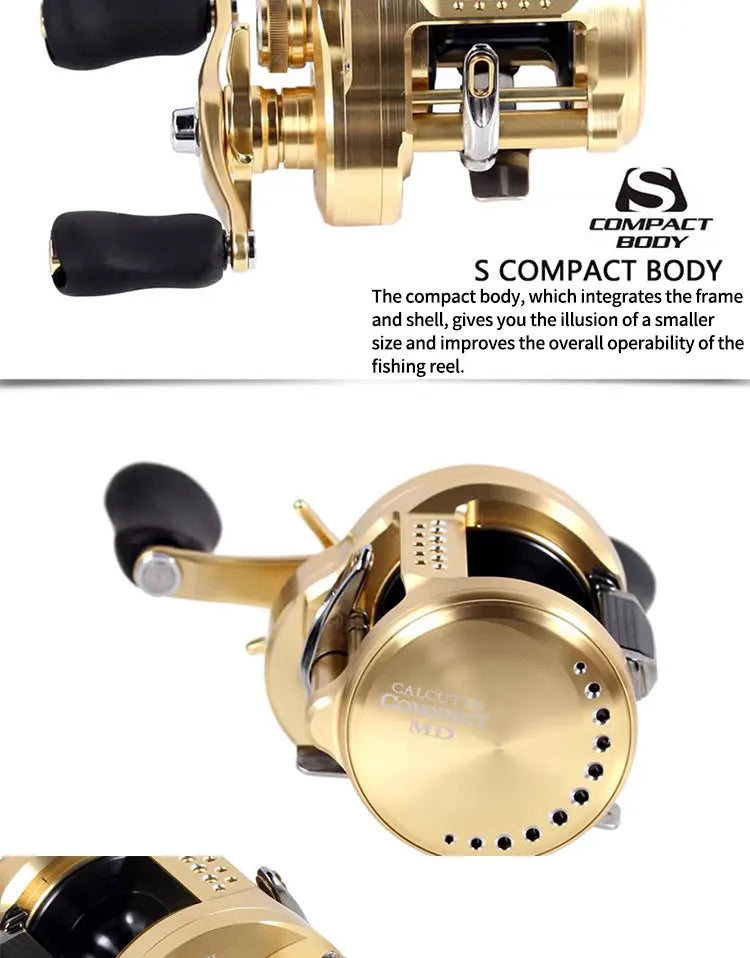 2026 CALCUTTA CONQUEST MD Saltwater Fishing Reels 300XG 300XGHL 400XG Left Right Hand Original  Fishing Reel