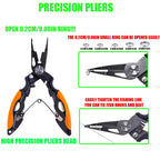 Multifunctional Fishing Pliers 420 Steel Line Cutter & Hook Remover