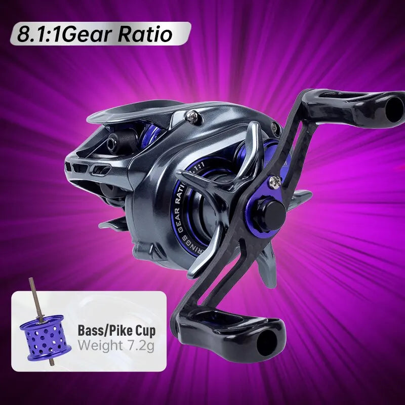 Maris Lure Kingdom Baitcast Reel 135g – Ultra Light 8+1BB 4KG Drag