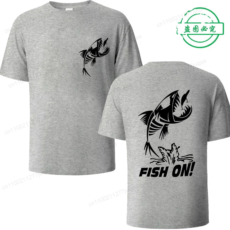 Funny Fisherman T-Shirt – Casual O-Neck Short Sleeve Tee | XXS–4XL