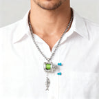 Fishing Reel Necklace | Rotating Mini Spinning Reel Pendant