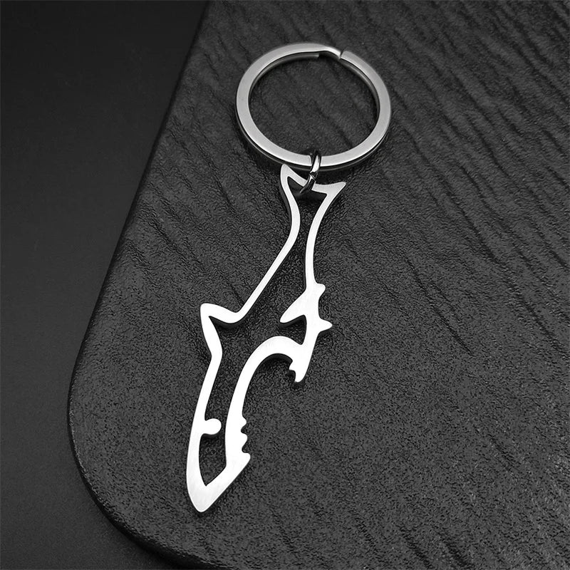 Shark Fish Bottle Opener Keyring Stainless Steel Gift
