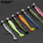 Soft Lure Kit 14pcs – T-Tail Worm 5.5/7/10cm + Jig Head Hook 3/5/10g