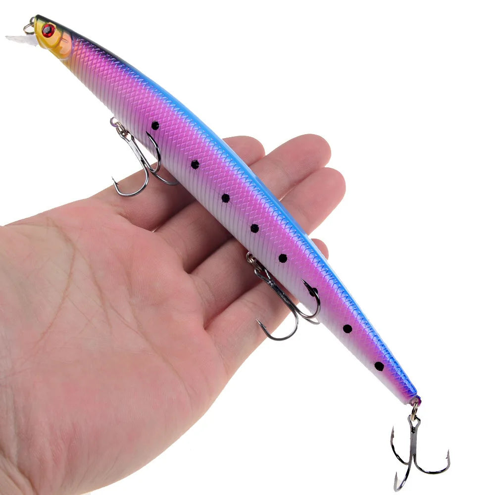 Maris Minnow Fishing Lure 18cm 24g | 25 Colors Laser Crankbait Hard Bait