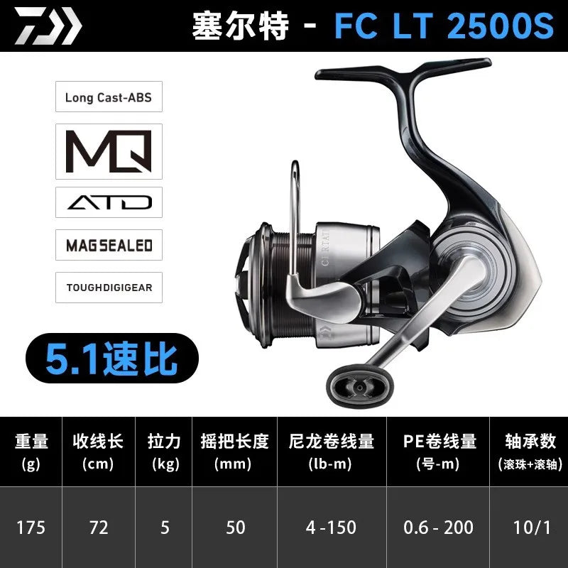 Maris Lure Daiwa Certate 2024 Spinning Reel – 12+1BB | 12KG | AIRDRIVE DESIGN | Made in Japan