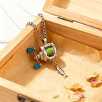 Fishing Reel Necklace | Rotating Mini Spinning Reel Pendant