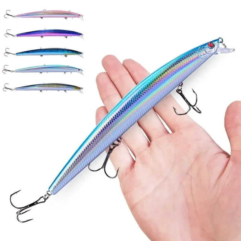 Maris Minnow Fishing Lure 18cm 24g | 25 Colors Laser Crankbait Hard Bait