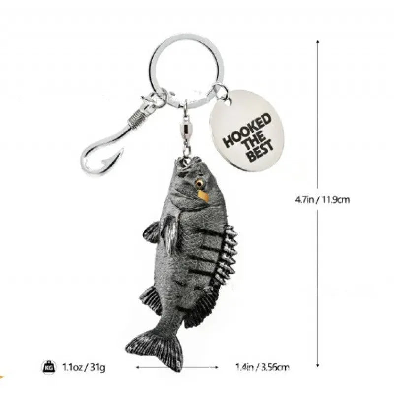 Realistic Fish Keychain – Resin Marine Animal Pendant | 13cm | 11 Designs