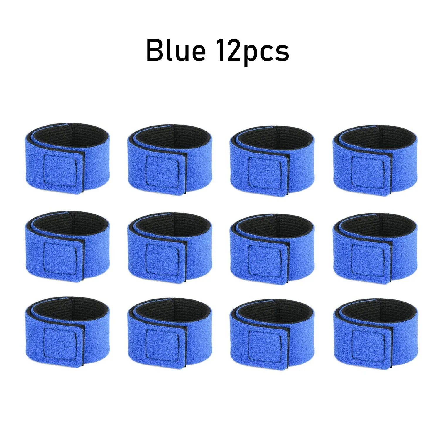 Maris Lure Fishing Rod Strap Holder Belt – Elastic Velcro 2/6/12Pcs