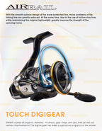 Daiwa Legalis LT Spinning Reel – 6+1BB, 5–12KG Drag, 1000–6000 Series