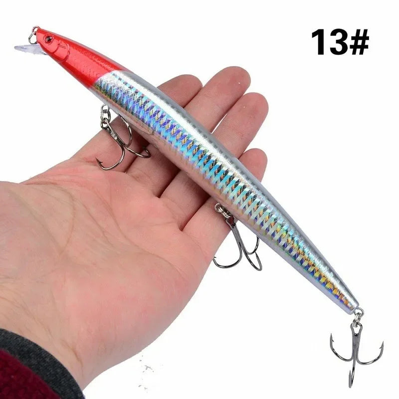 Maris Minnow Fishing Lure 18cm 24g | 25 Colors Laser Crankbait Hard Bait