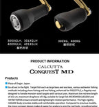 2026 CALCUTTA CONQUEST MD Saltwater Fishing Reels 300XG 300XGHL 400XG Left Right Hand Original  Fishing Reel