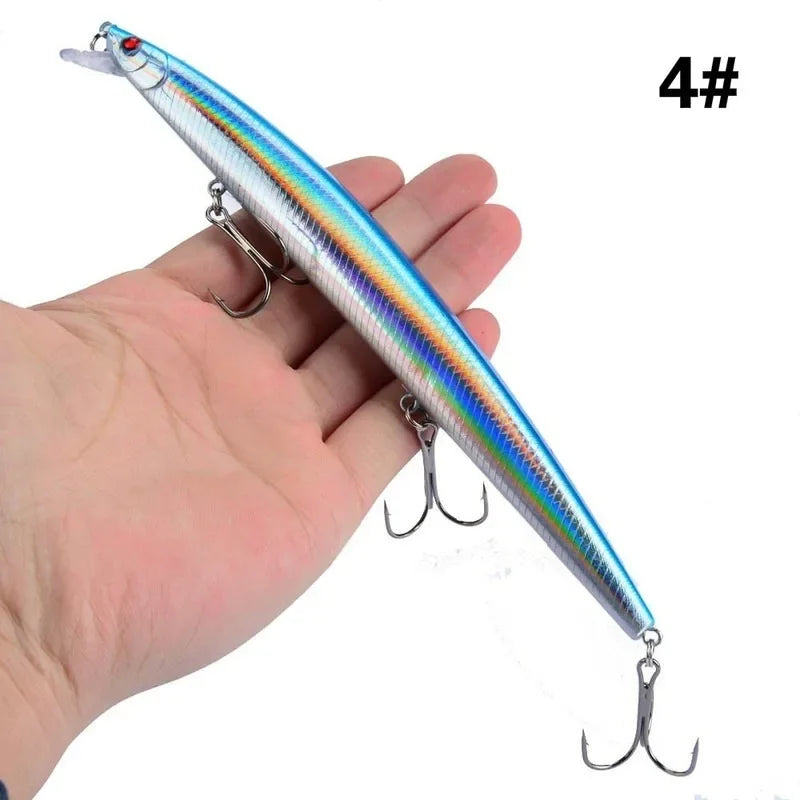 Maris Minnow Fishing Lure 18cm 24g | 25 Colors Laser Crankbait Hard Bait