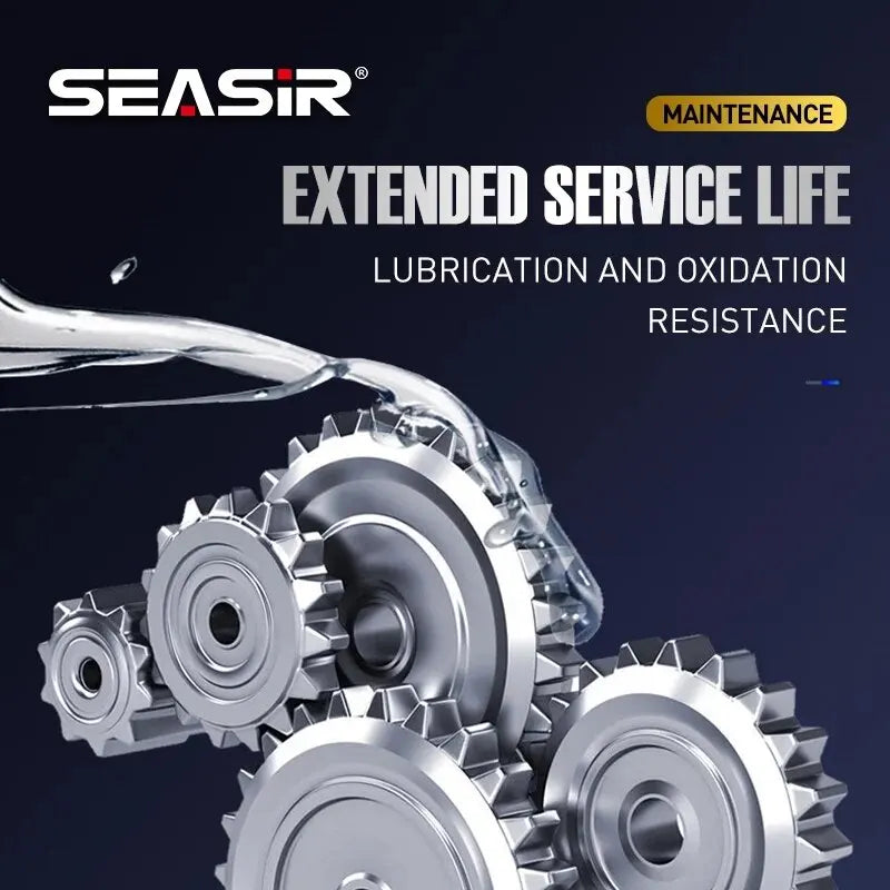 SEASIR Fishing Reel Lubricant Oil & Grease Set – 20ml x2, Bearing Maintenance
