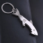 Shark Bottle Opener Keychain – Zinc Alloy, Fishing Gift Accessory