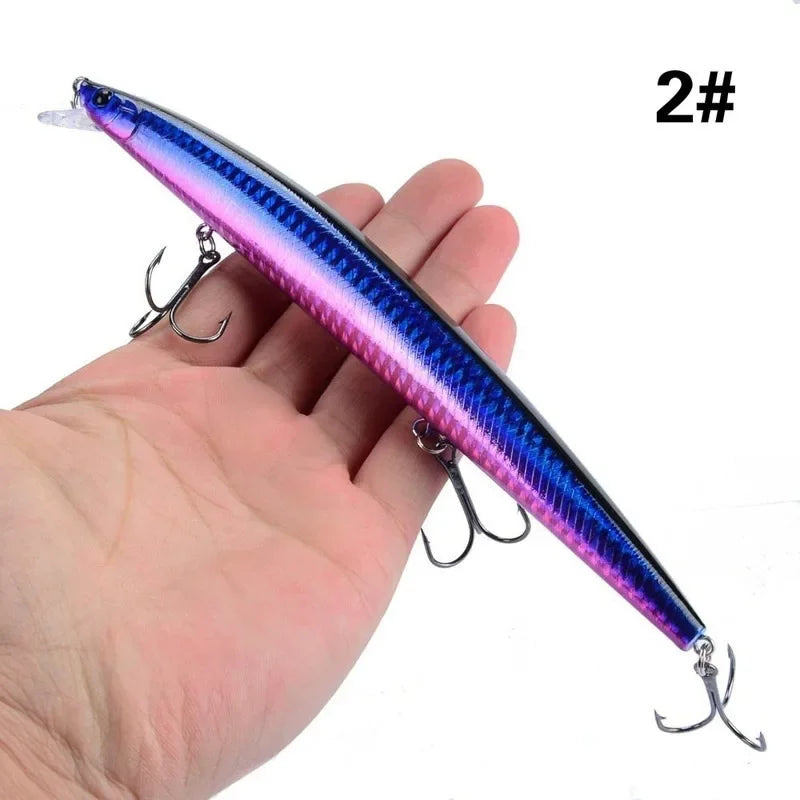 Maris Minnow Fishing Lure 18cm 24g | 25 Colors Laser Crankbait Hard Bait