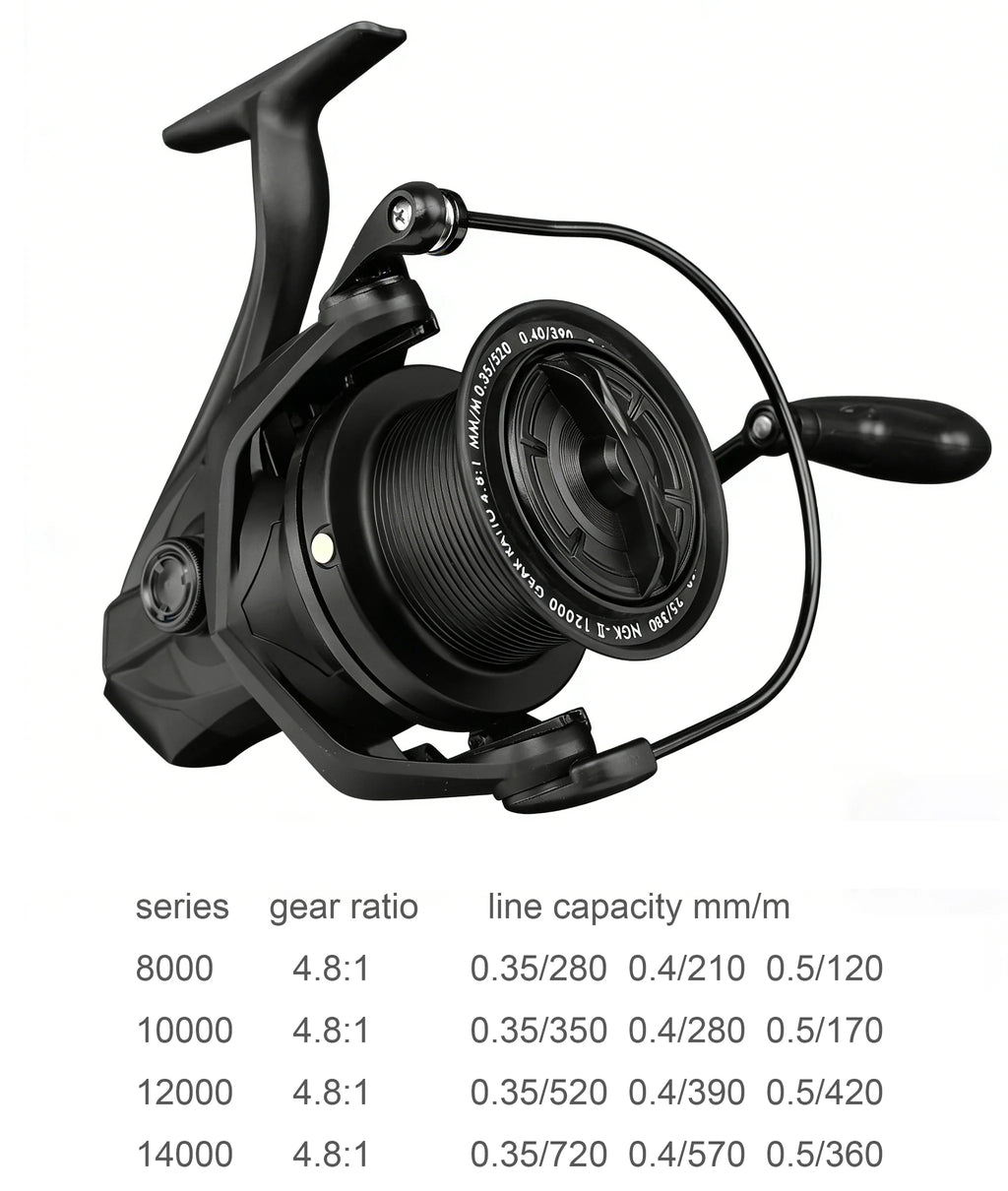 Maris Saltwater Surfcasting Spinning Reel – 8000–14000 Series