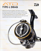 Daiwa Legalis LT Spinning Reel – 6+1BB, 5–12KG Drag, 1000–6000 Series