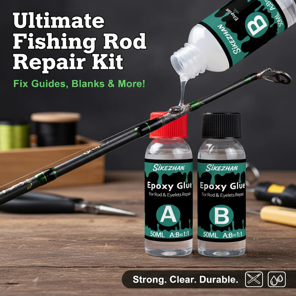 Maris Lure Fishing Rod Repair Epoxy Glue A+B – Clear 100ml