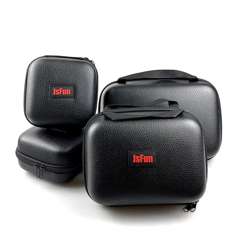 PU Fishing Reel Bag Shockproof Waterproof | S / M / L