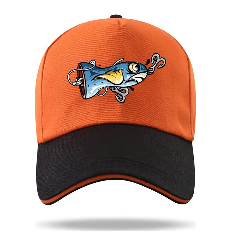 Maris Lure Fishing Lure Print Baseball Cap – Unisex Adjustable