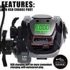 SAMOLLA Electronic Baitcasting Reel – LED Display