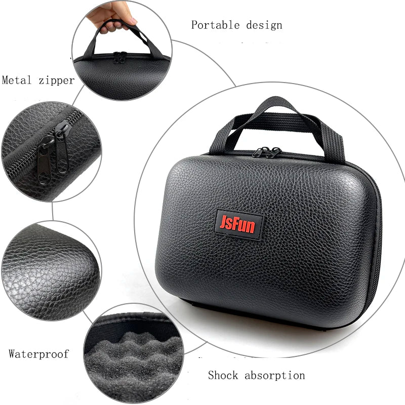 PU Fishing Reel Bag Shockproof Waterproof | S / M / L