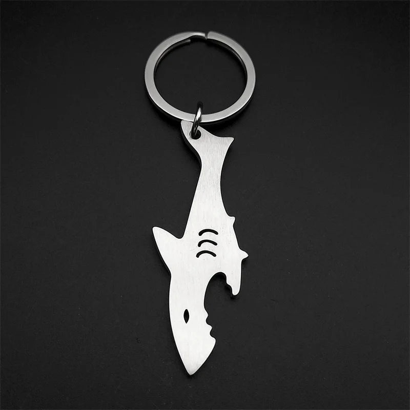 Maris Lure Shark Fish Bottle Opener Keyring – Stainless Steel Fishing Gift