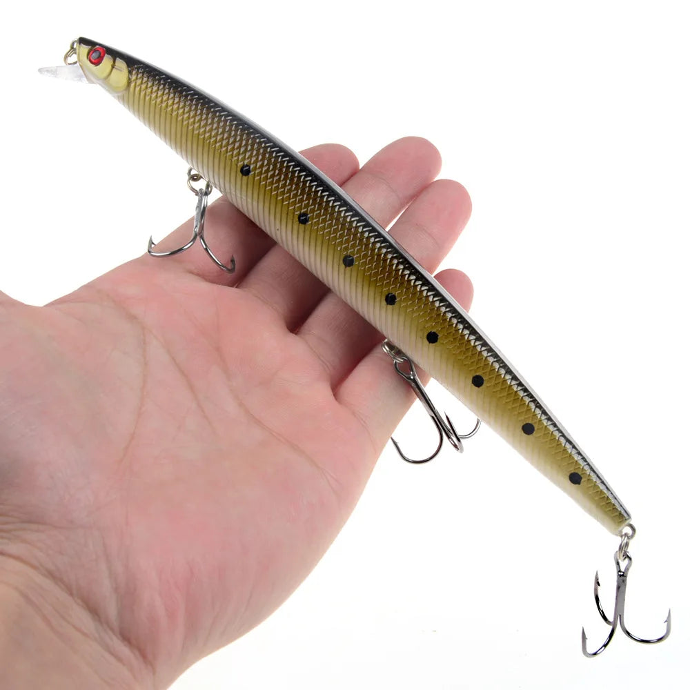 Maris Minnow Fishing Lure 18cm 24g | 25 Colors Laser Crankbait Hard Bait