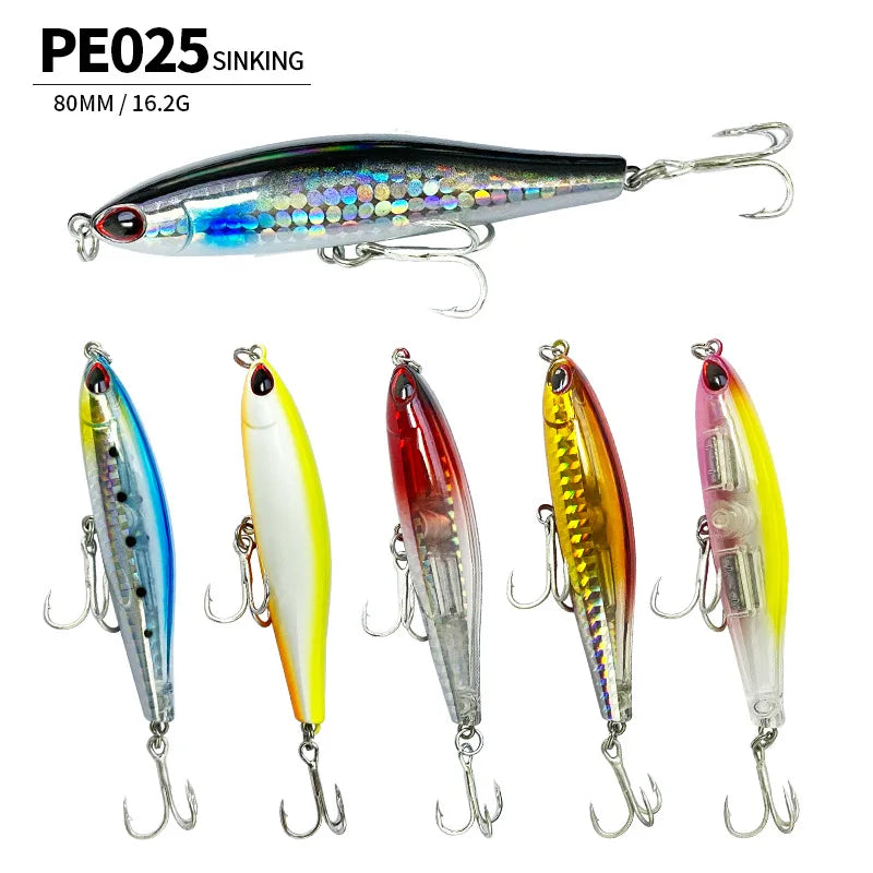 Maris Lure Pencil Lure 8cm 16g – Slow Sinking Jerkbait Swimbait