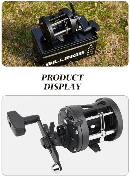 Billings Trolling Drum Reel 33lb Max Drag