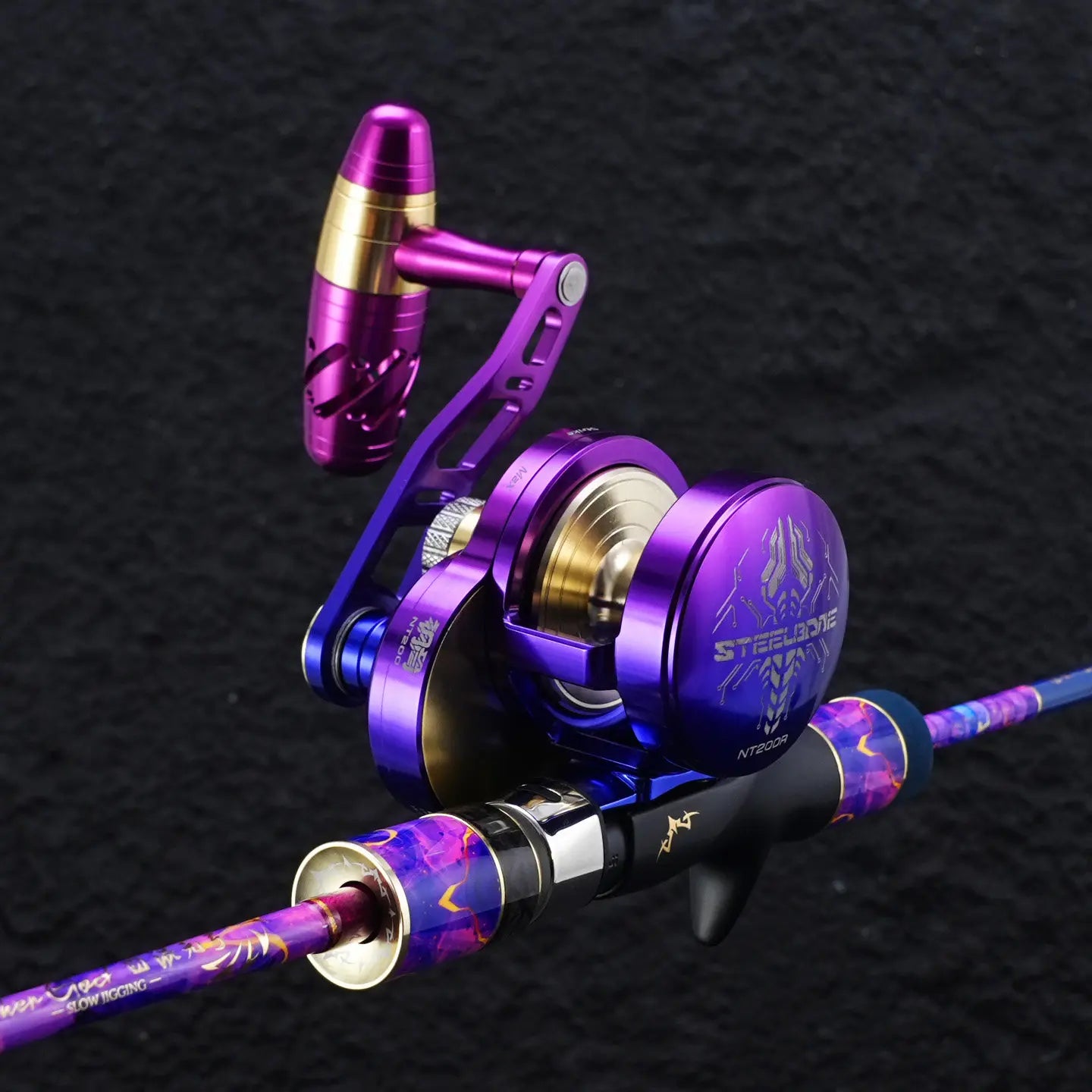 Yinluren Steelbone NT200 Slow Jigging Drum Reel – High Drag, Full Metal