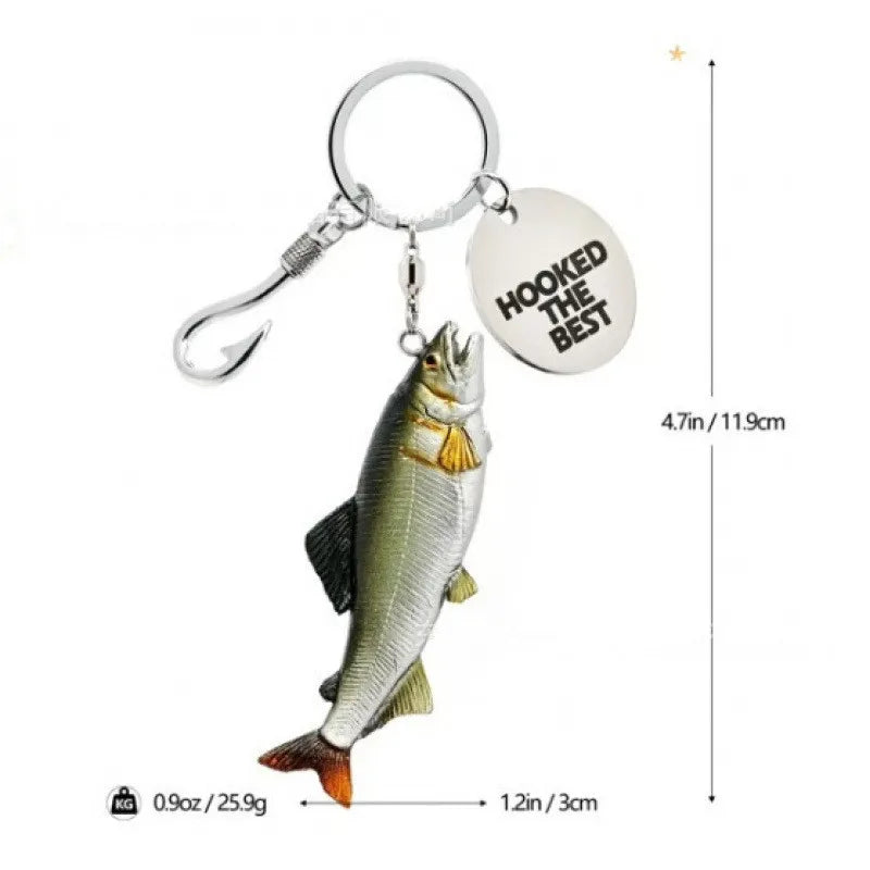 Realistic Fish Keychain – Resin Marine Animal Pendant | 13cm | 11 Designs