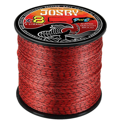 JOSBY 8-Strand Braided Fishing Line – 8X PE, 100M/300M/500M, 18–90lb